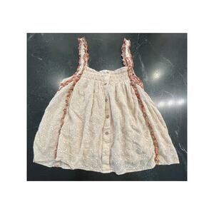 Easel BoHo Natural tan eyelet swing tank LG